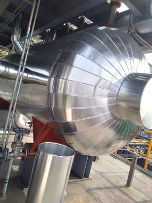 内江罐体保温厂家 建筑高度小于250m的民用建筑疏散走道两侧的隔墙是否可以采用防火卷帘、防火玻璃墙或芯材为不燃材料（A级）的金属夹芯板材墙代替？隔墙上能否设普通门、普通玻璃窗?